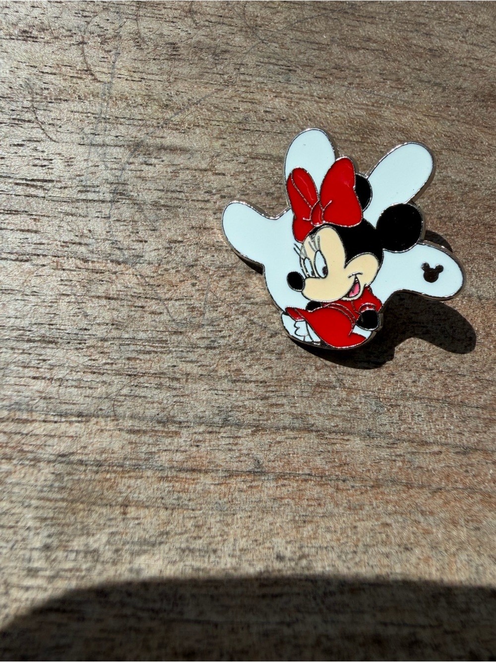 4/$20 Disney Trading Pin Minnie Mouse Hidden Mickey White Glove Hand